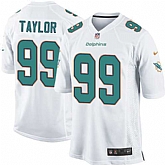Nike Men & Women & Youth Dolphins #99 Jason Taylor White Team Color Game Jersey